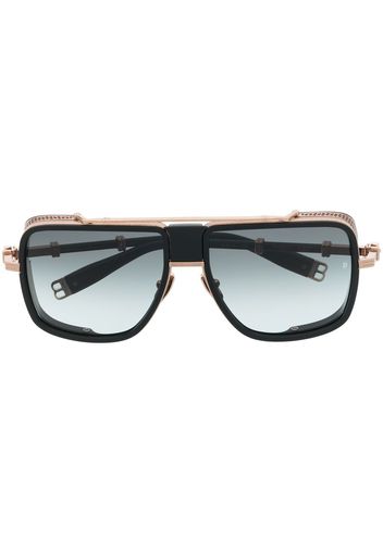 Balmain Eyewear oversized tinted sunglasses - Nero