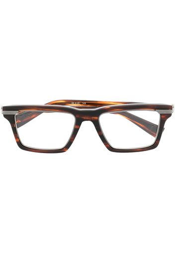 Balmain Eyewear Occhiali squadrati - Marrone