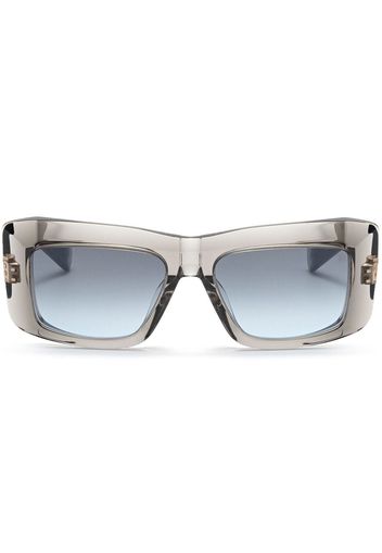 Balmain Eyewear Envie rectangle-frame sunglasses - Grigio