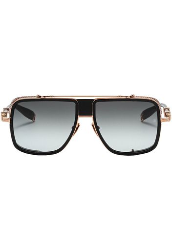 Balmain Eyewear O.R. pilot-frame sunglasses - Nero