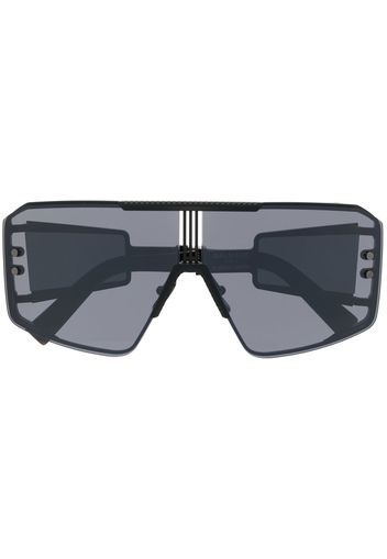 Balmain Eyewear Le Masque tinted aviator sunglasses - Nero