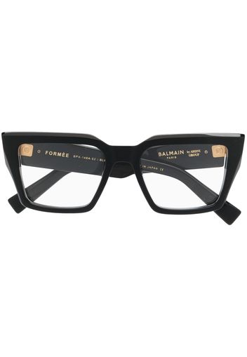 Balmain Eyewear oversize-frame glasses - Nero