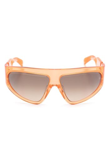 Balmain Eyewear shield-frame tinted sunglasses - Arancione