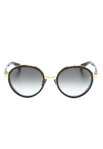 Balmain Eyewear Croissy round-frame sunglasses - Nero