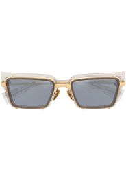 Balmain Eyewear Occhiali da sole Admirable rettangolari - Grigio