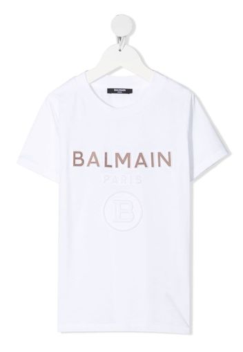 Balmain Kids T-shirt con stampa - Bianco