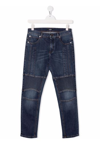 Balmain Kids Jeans slim - Blu