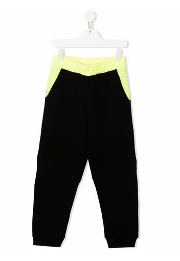 Balmain Kids colour-block track pants - Nero