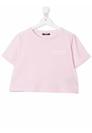 Balmain Kids T-shirt con stampa - Rosa