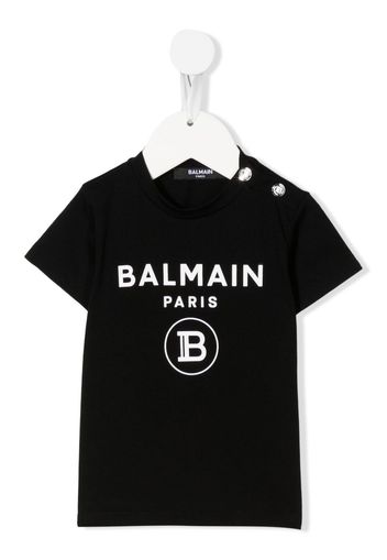 Balmain Kids T-shirt con stampa - Nero