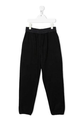 Balmain Kids logo-print track pants - Nero