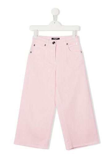 Balmain Kids straight-leg trousers - Rosa