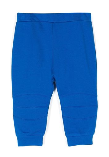 Balmain Kids logo-print tracksuit bottoms - Blu