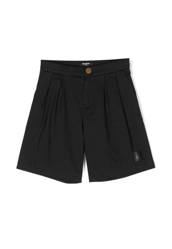 Balmain Kids pleated tailored shorts - Nero