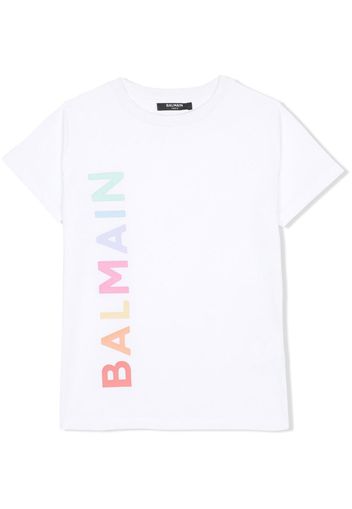 Balmain Kids T-shirt con stampa - Bianco