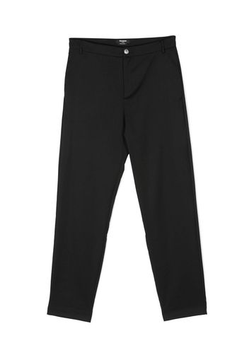 Balmain Kids virgin-wool tailored trousers - Nero