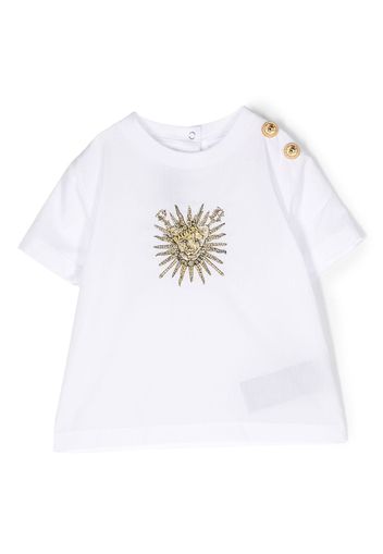 Balmain Kids graphic print T-shirt - Bianco