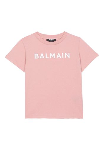 Balmain Kids T-shirt con stampa - Rosa
