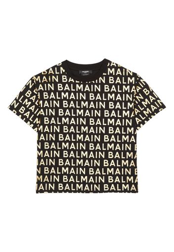 Balmain Kids T-shirt con logo - Nero