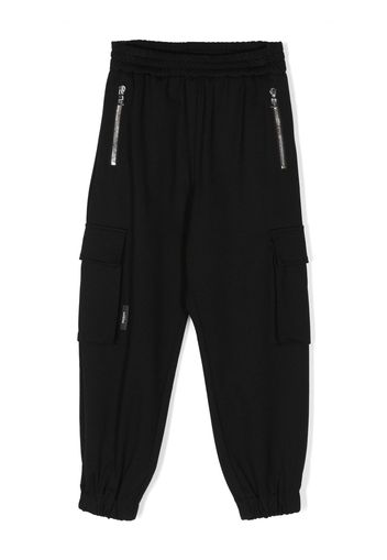 Balmain Kids cargo track pants - Nero