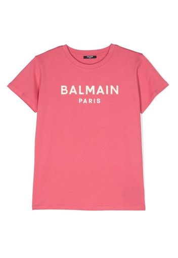 Balmain Kids T-shirt con stampa - Rosa