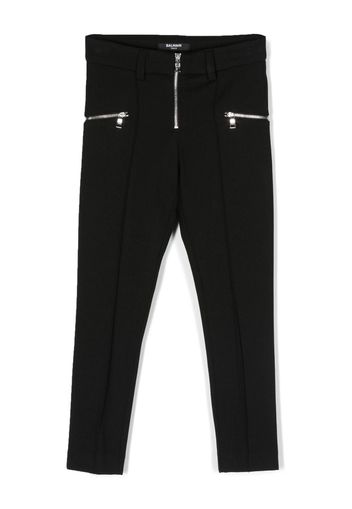 Balmain Kids straight-leg trousers - Nero