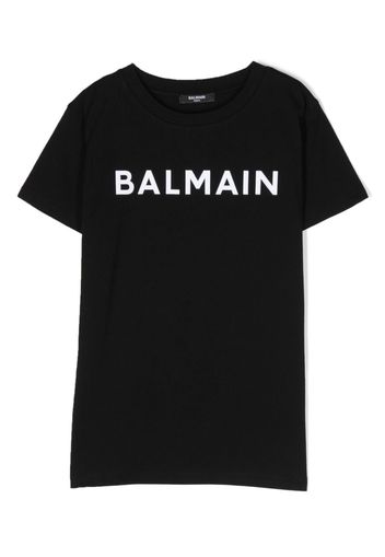 Balmain Kids T-shirt con stampa - Nero