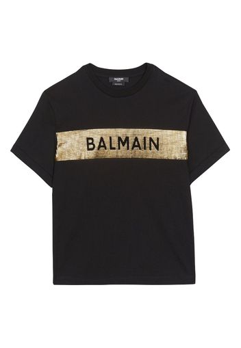 Balmain Kids T-shirt con logo - Nero