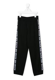 side logo trousers