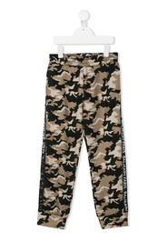 Pantaloni sportiva con stampa camouflage