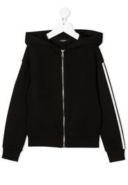 Balmain Kids Felpa con zip - Nero