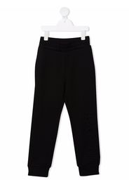 Balmain Kids debossed-logo track pants - Nero