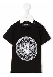 Balmain Kids chest-logo T-shirt - Nero