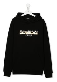 Balmain Kids Felpa con stampa - Nero