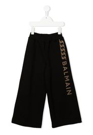 Balmain Kids Pantaloni con decorazione - Nero