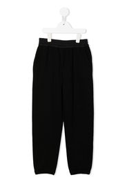 Balmain Kids logo tracksuit bottoms - Nero