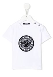 Balmain Kids logo-print T-shirt - Bianco