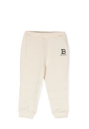 Balmain Kids logo-print track pants - Toni neutri