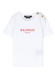 Balmain Kids T-shirt con stampa - Bianco