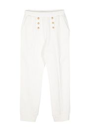 Balmain Kids pleat detailed trousers - Bianco