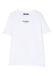 Balmain Kids logo-print cotton T-Shirt - Bianco