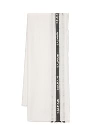 Balmain Kids logo-embellished scarf - Toni neutri