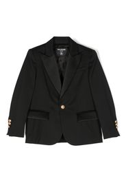 Balmain Kids single-breasted virgin-wool blazer - Nero