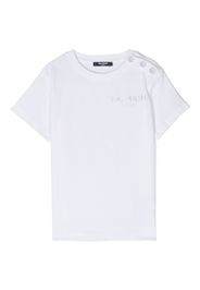 Balmain Kids logo-print cotton T-shirt - Bianco