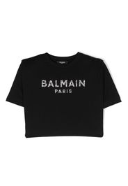 Balmain Kids T-shirt con decorazione - Nero