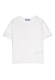 Balmain Kids logo-print cotton T-shirt - Bianco