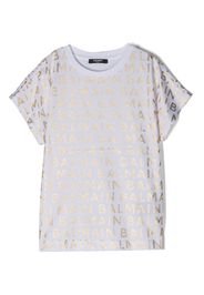 Balmain Kids T-shirt con stampa - Bianco