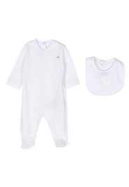 Balmain Kids cotton babygrow set (set of two) - Bianco