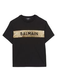 Balmain Kids T-shirt con logo - Nero