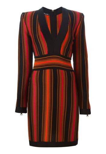 Balmain striped dress - Nero